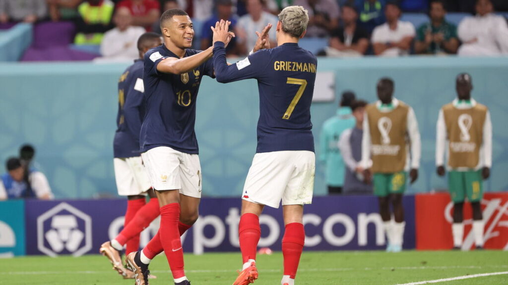 Mbappé Griezmann, équipe de France