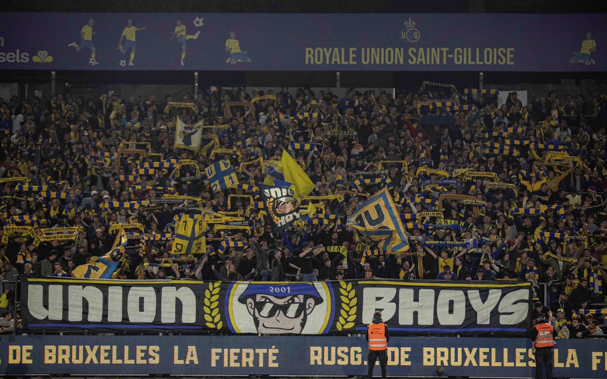 Union Saint-Gilloise supporters